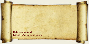 Trnjina Jankov vizit kartica